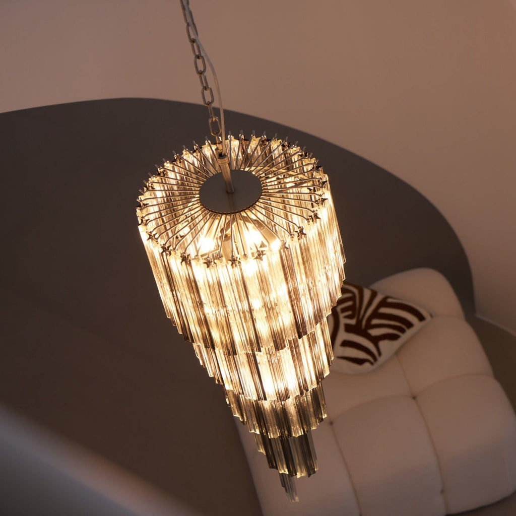 Casterash Glass Chandelier-Moonnatur