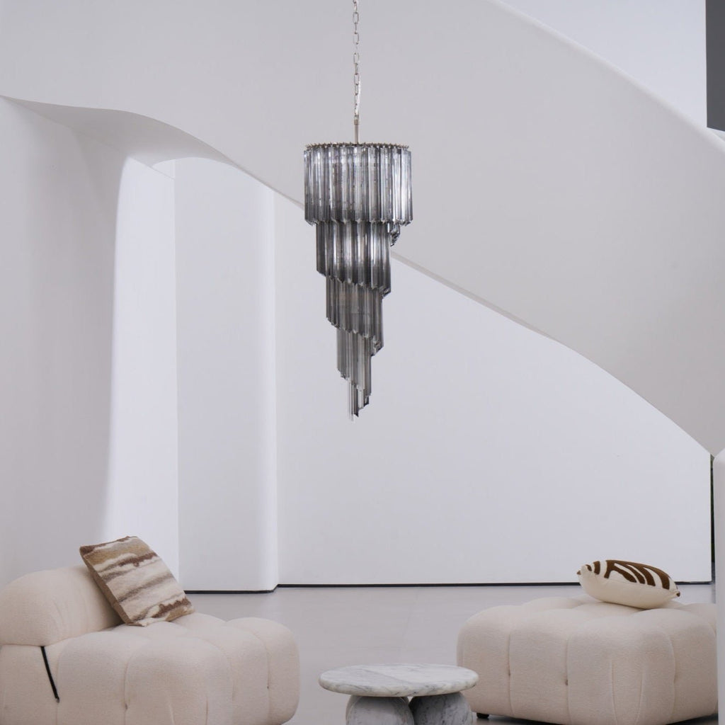 Casterash Glass Chandelier-Moonnatur