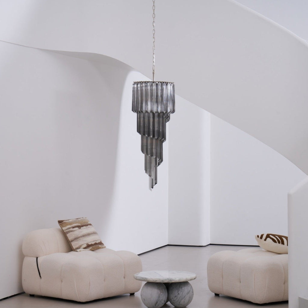 Casterash Glass Chandelier-Moonnatur