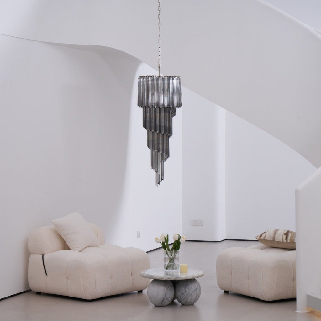 Casterash Glass Chandelier-Moonnatur