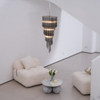 Casterash Glass Chandelier-Moonnatur