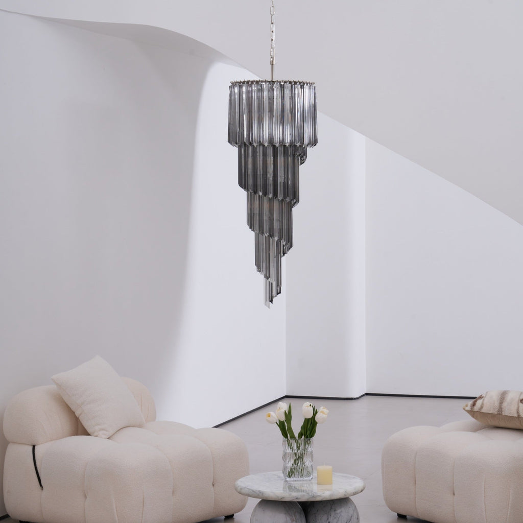 Casterash Glass Chandelier-Moonnatur