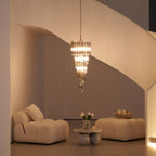 Casterash Glass Chandelier-Moonnatur
