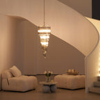 Casterash Glass Chandelier-Moonnatur