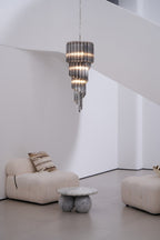 Casterash Glass Chandelier-Moonnatur