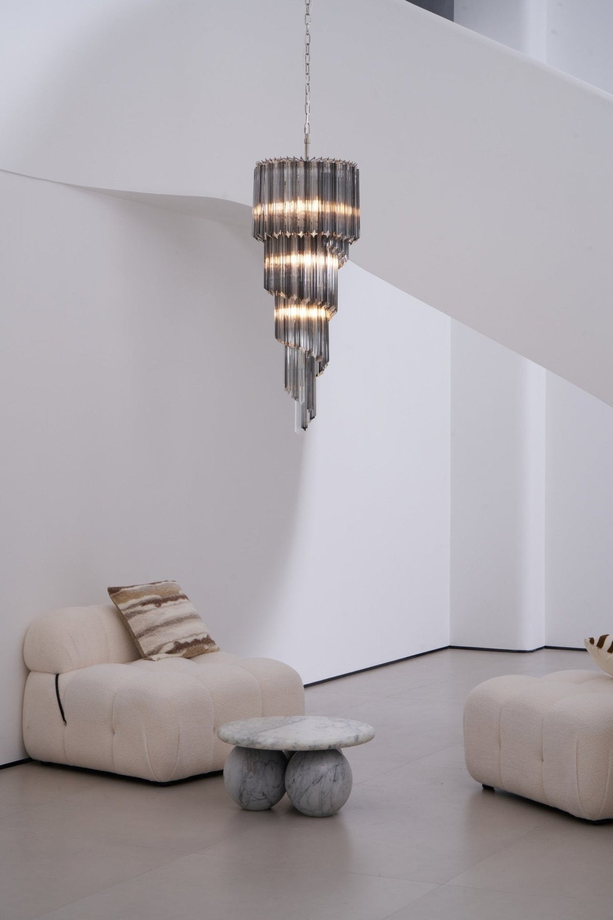 Casterash Glass Chandelier-Moonnatur