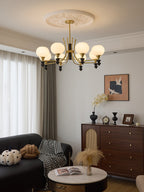 Sevella Wood Chandelier-Moonnatur