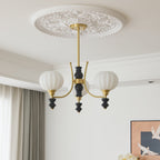 Sevella Wood Chandelier-Moonnatur