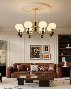 Sevella Wood Chandelier-Moonnatur