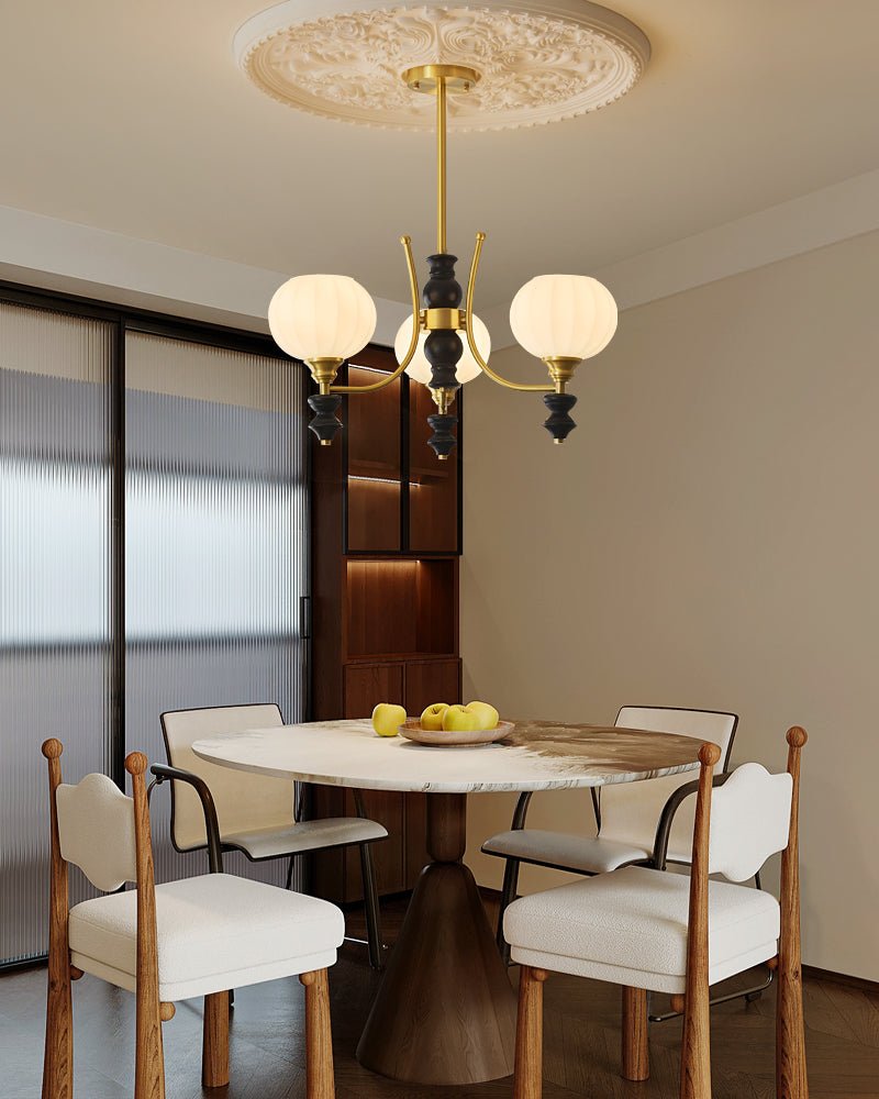 Sevella Wood Chandelier-Moonnatur
