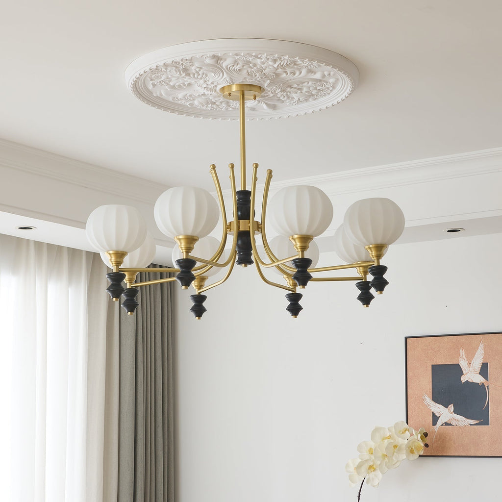 Sevella Wood Chandelier-Moonnatur