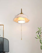 Cindelwynne Fabric Wall Light-Moonnatur