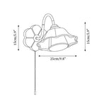 Cindelwynne Fabric Wall Light-Moonnatur
