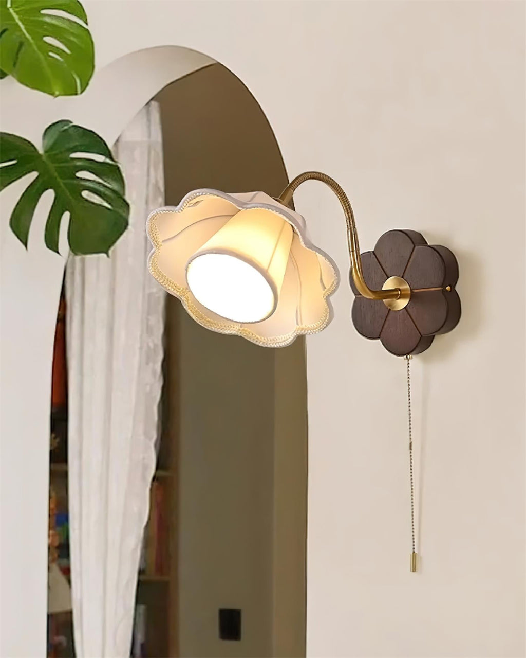 Cindelwynne Fabric Wall Light-Moonnatur