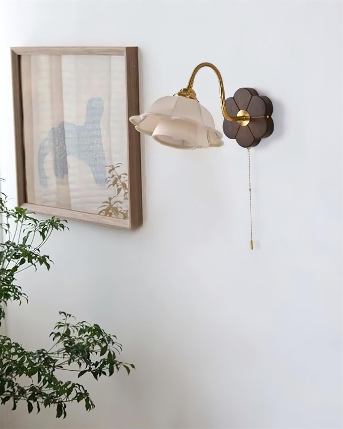 Cindelwynne Fabric Wall Light-Moonnatur