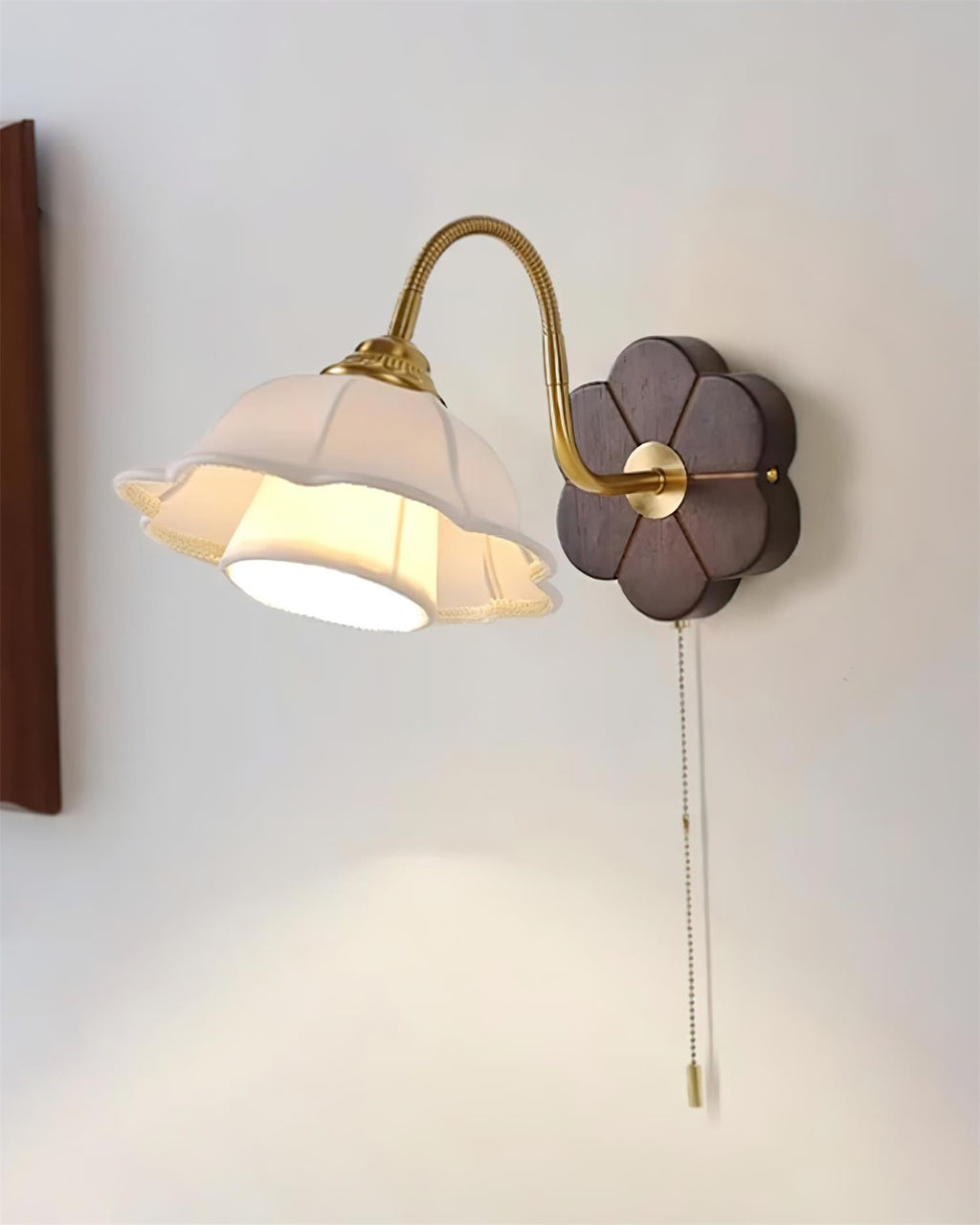 Cindelwynne Fabric Wall Light-Moonnatur