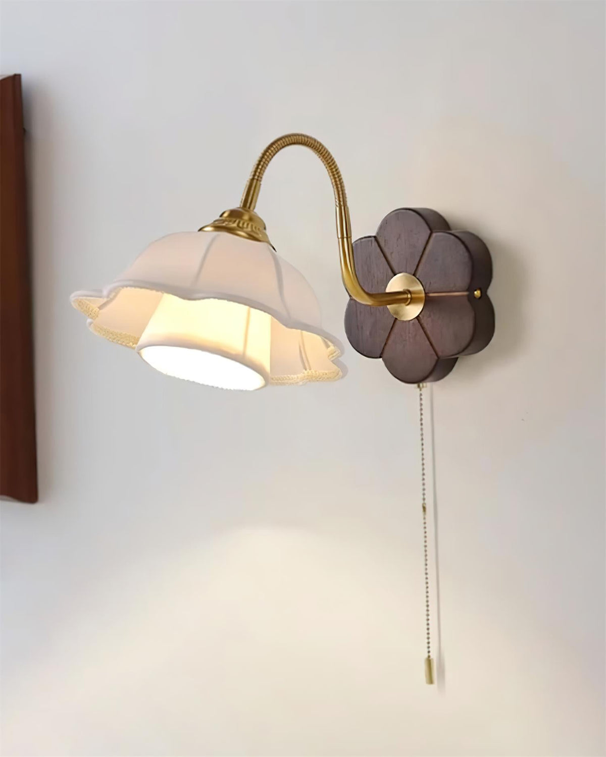 Cindelwynne Fabric Wall Light-Moonnatur