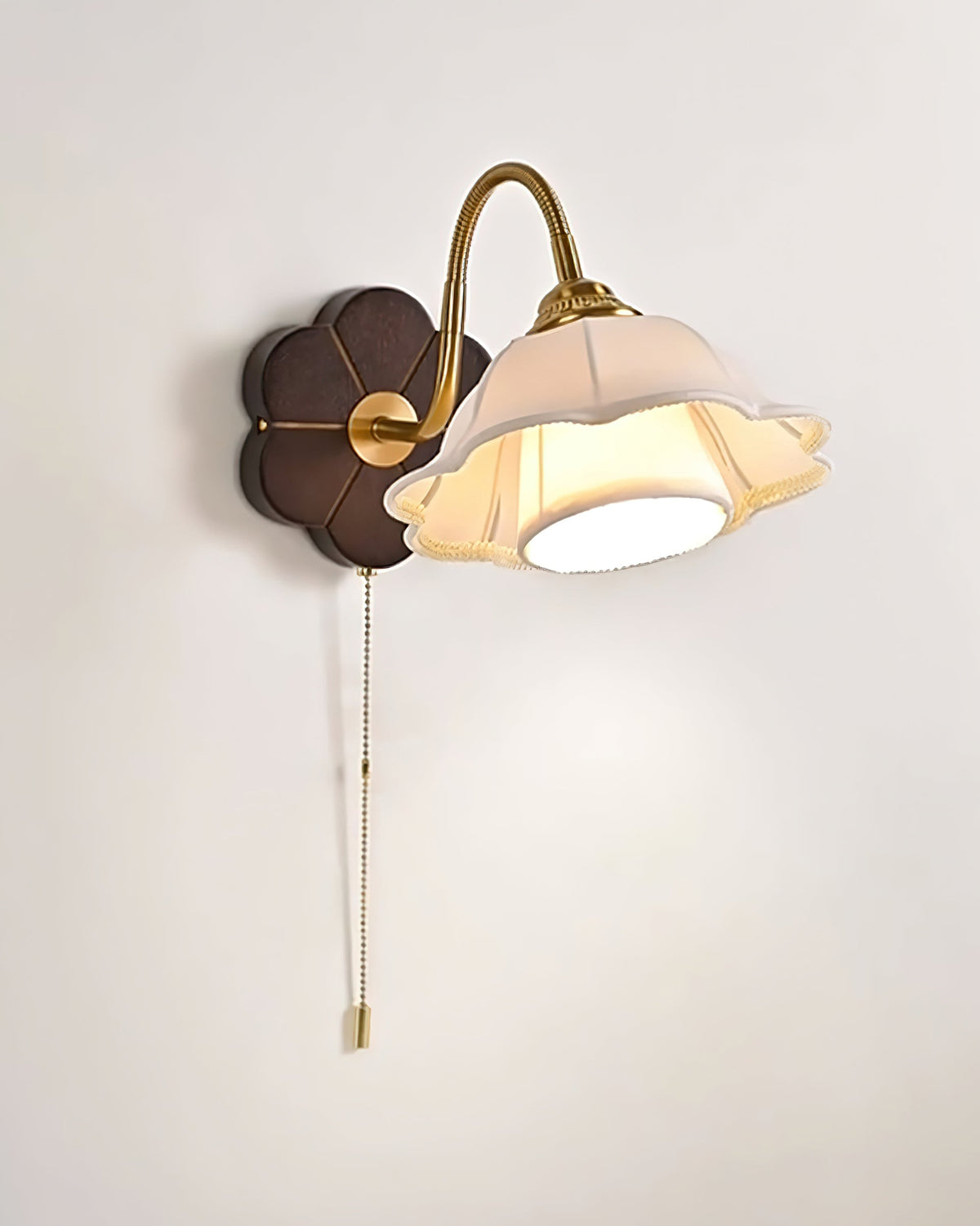 Cindelwynne Fabric Wall Light-Moonnatur