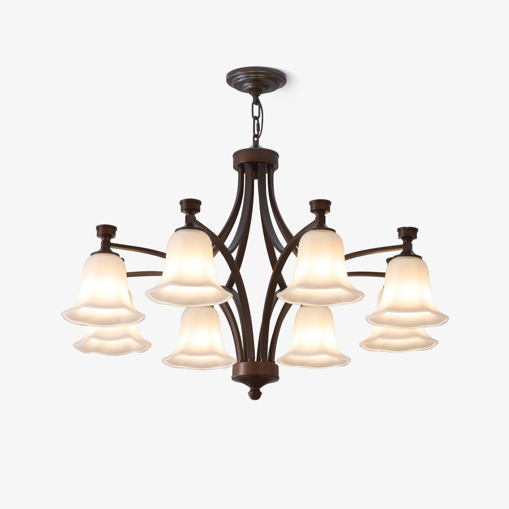 Anselella Glass Chandelier-Moonnatur