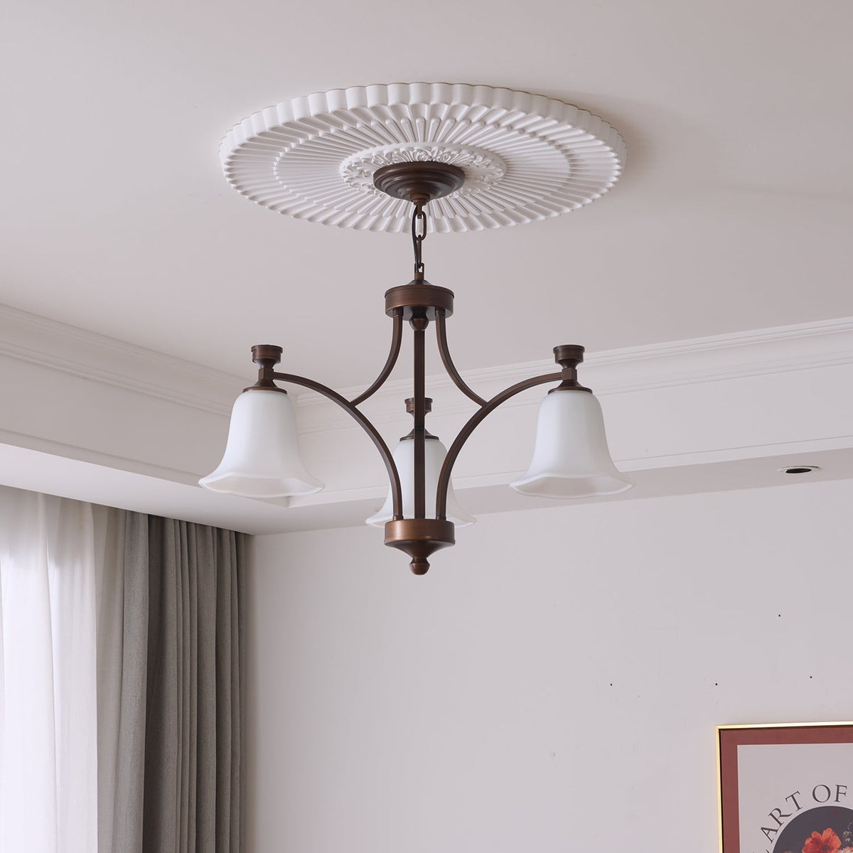 Anselella Glass Chandelier-Moonnatur
