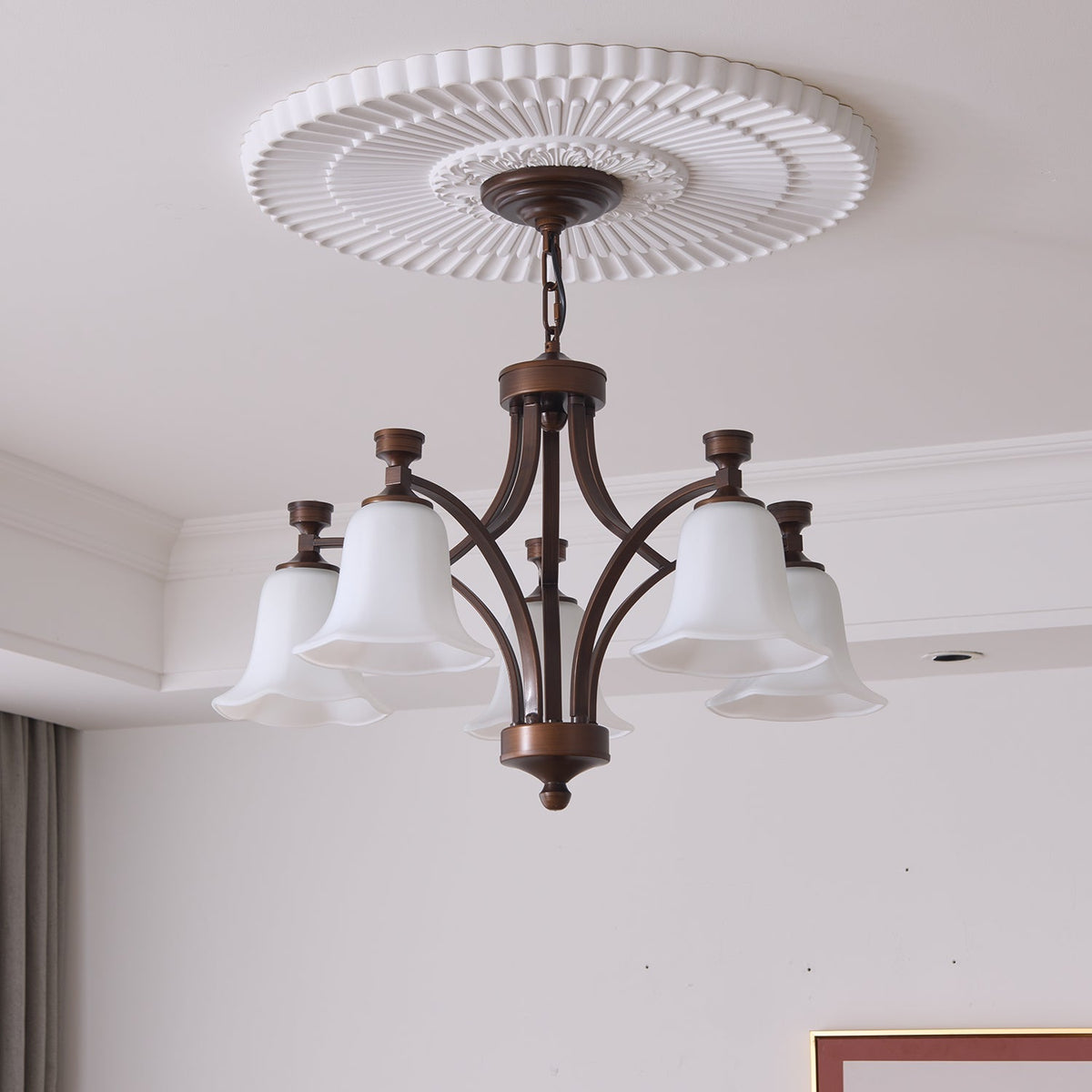 Anselella Glass Chandelier-Moonnatur