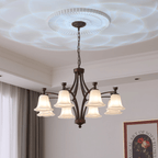 Anselella Glass Chandelier-Moonnatur