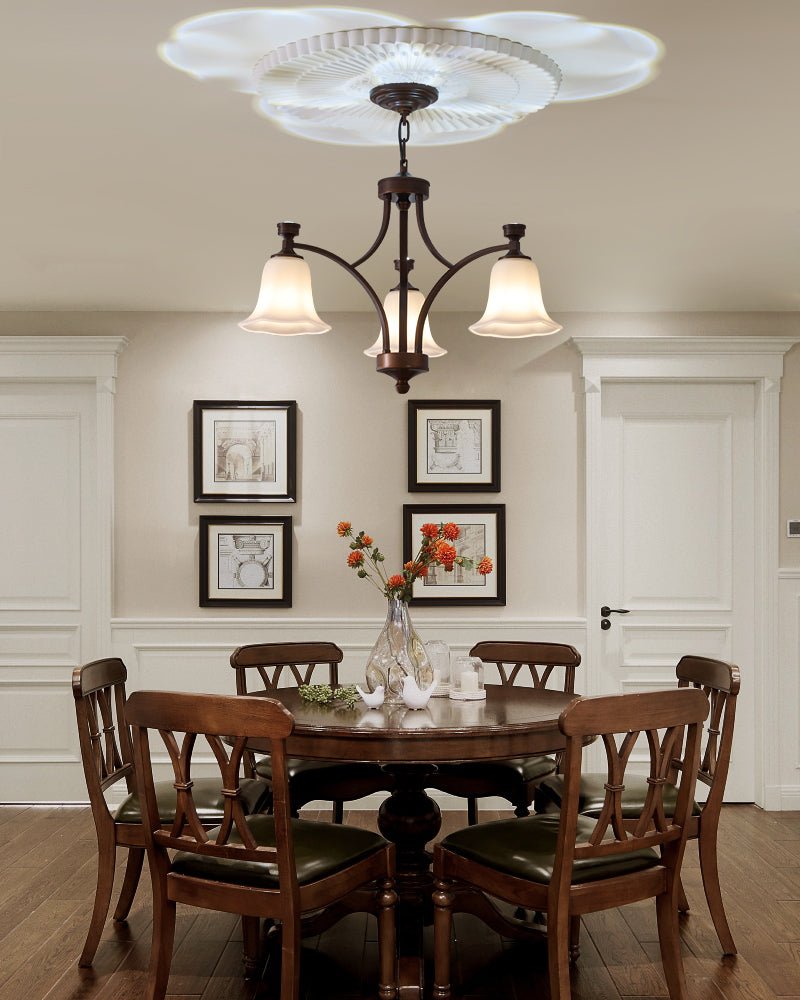 Anselella Glass Chandelier-Moonnatur