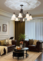 Anselella Glass Chandelier-Moonnatur