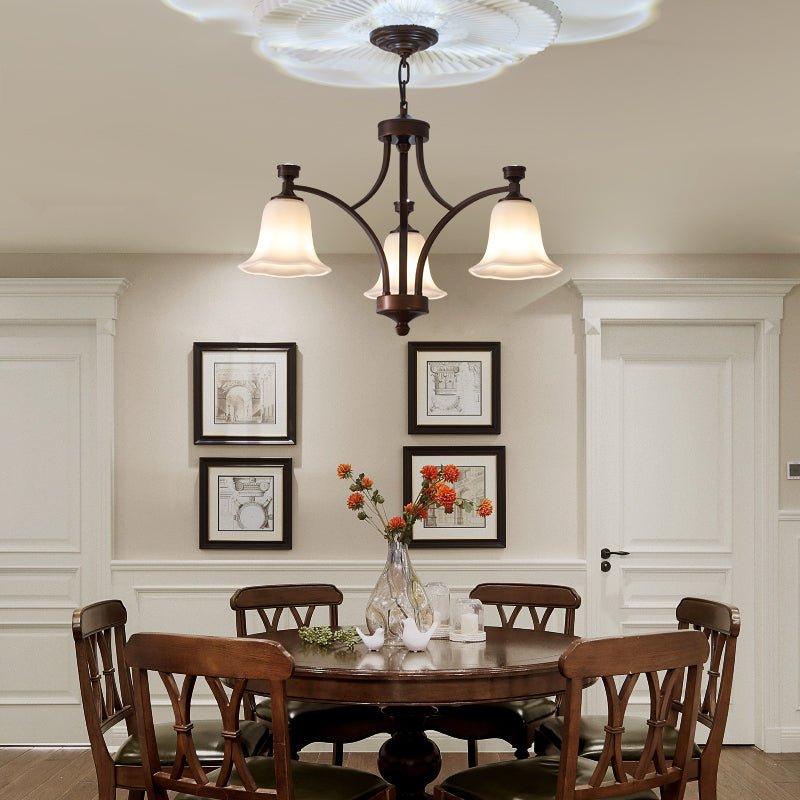 Anselella Glass Chandelier-Moonnatur