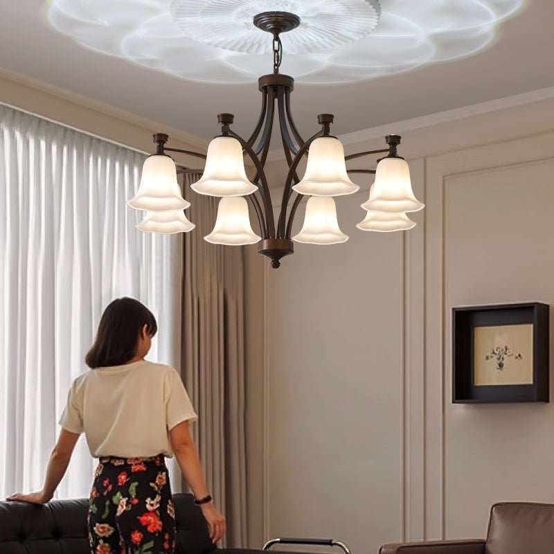 Anselella Glass Chandelier-Moonnatur