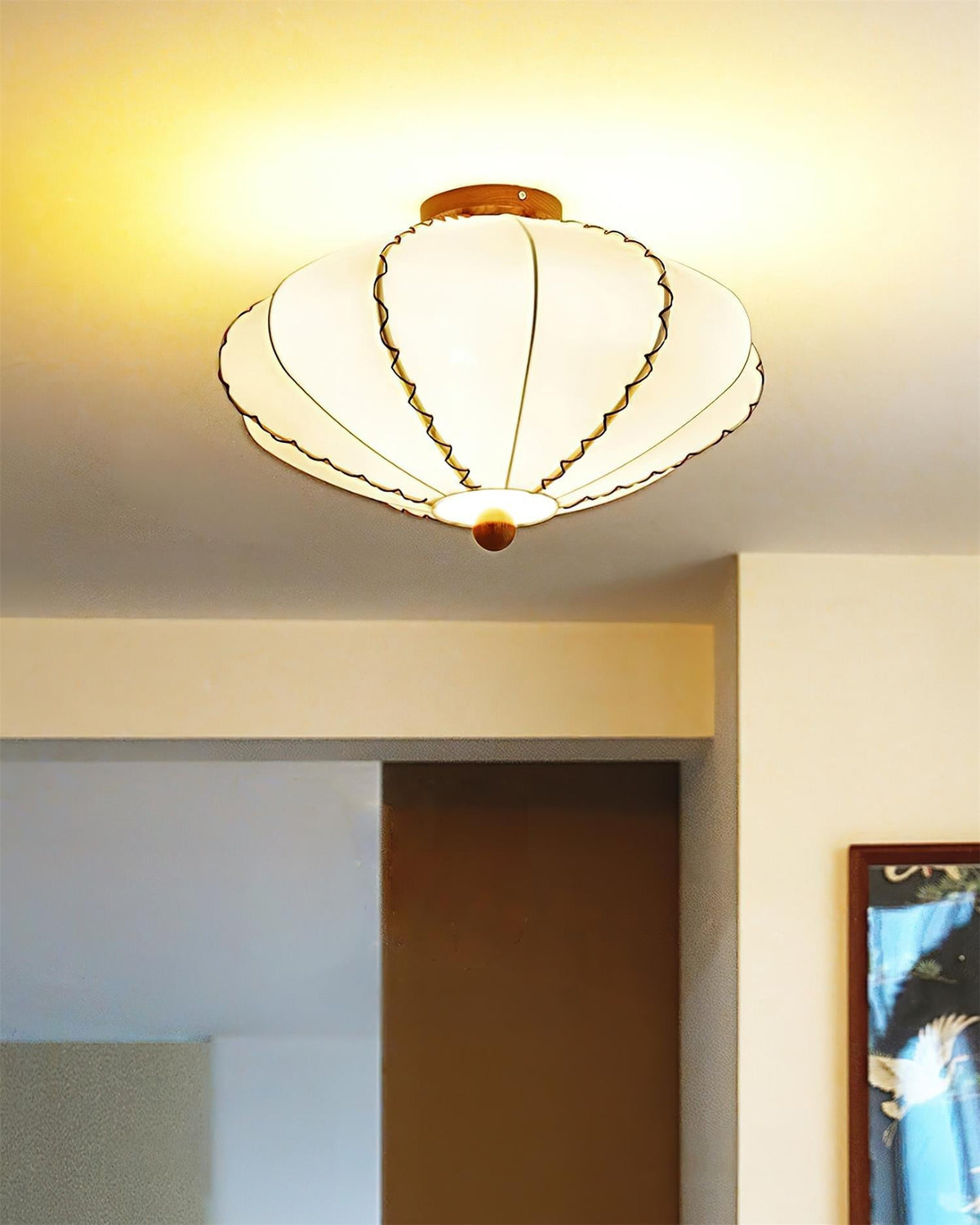 Penrellynne Fabric Ceiling Light-Moonnatur