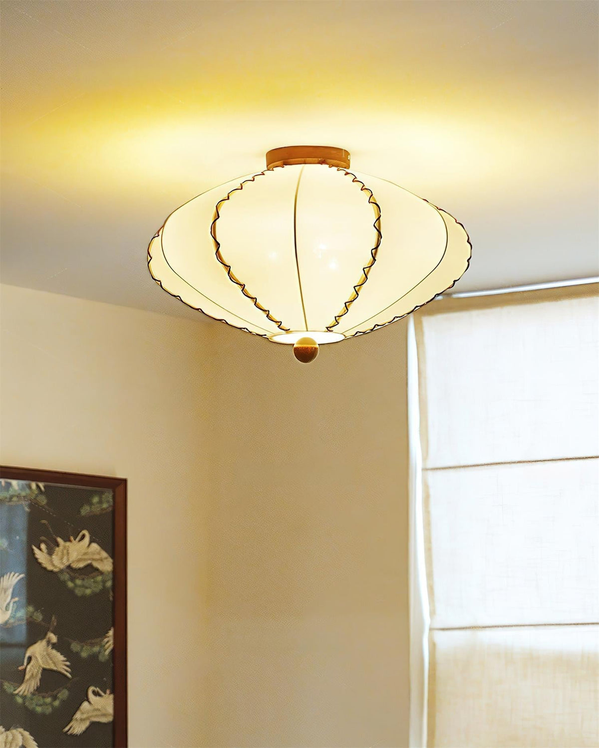 Penrellynne Fabric Ceiling Light-Moonnatur