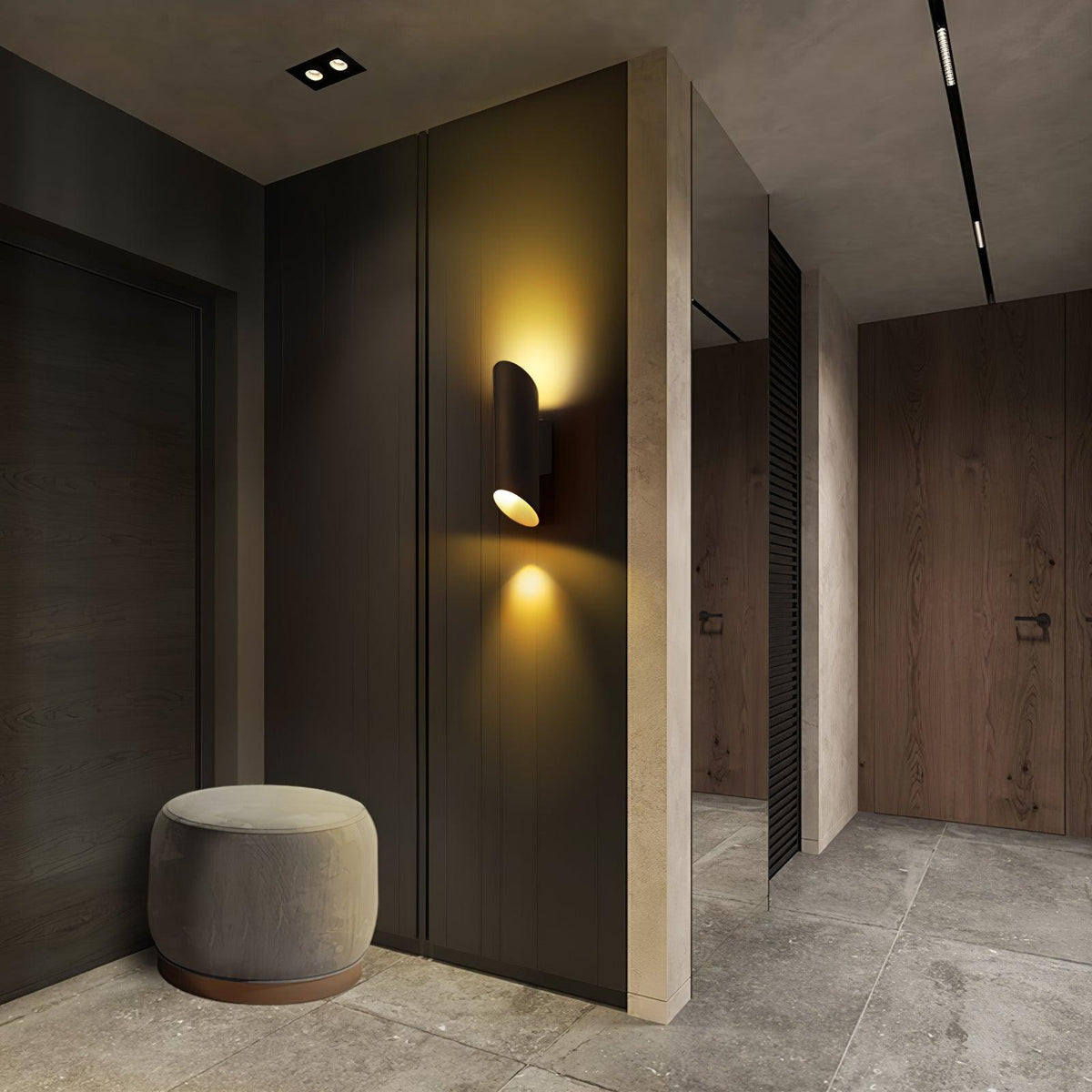 Larenera Aluminium Wall Light-Moonnatur