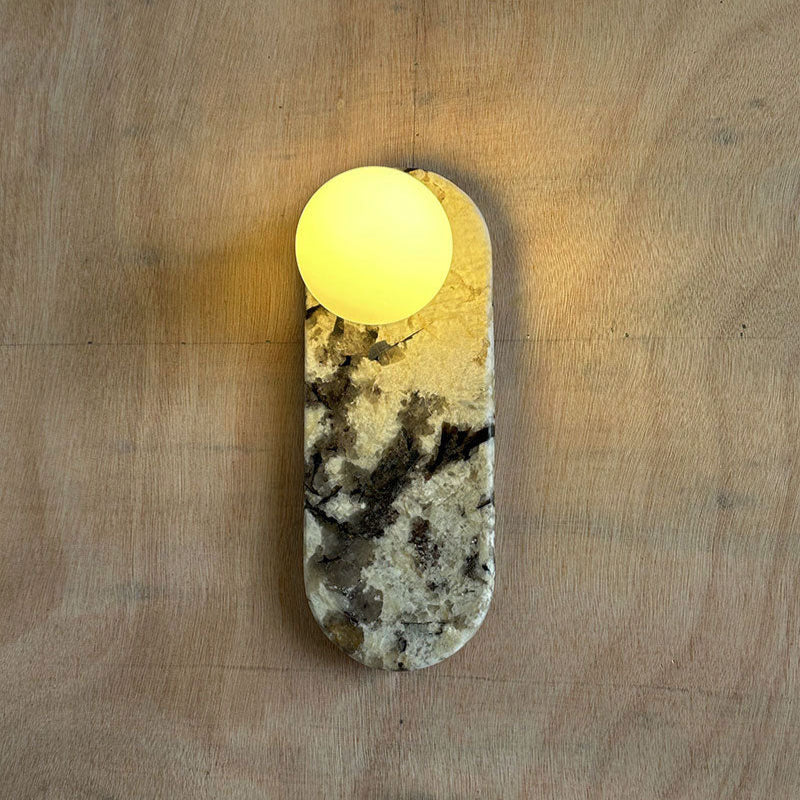Laderlynne Marble Wall Light-Moonnatur