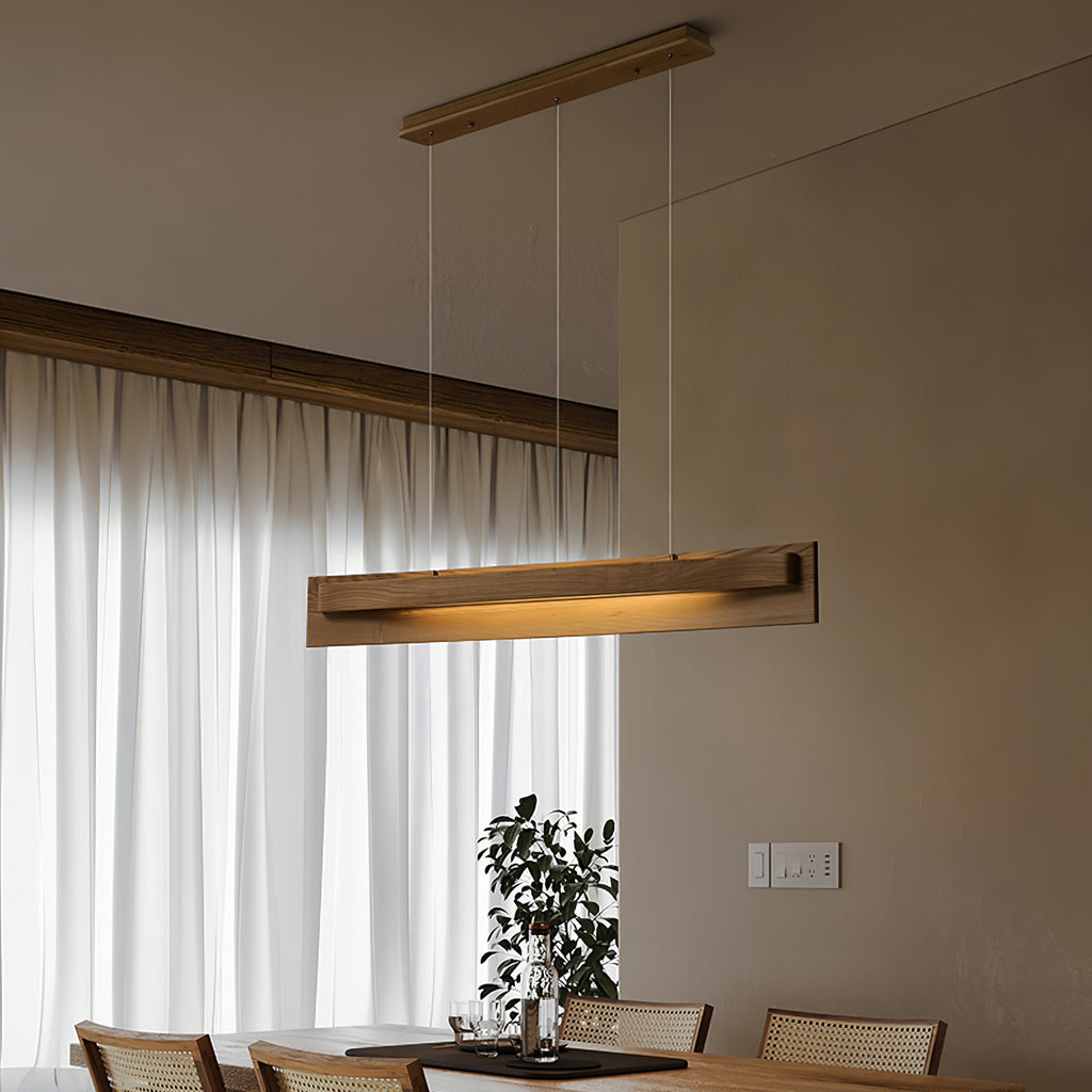 Verrenara Wood Pendant Light-Moonnatur