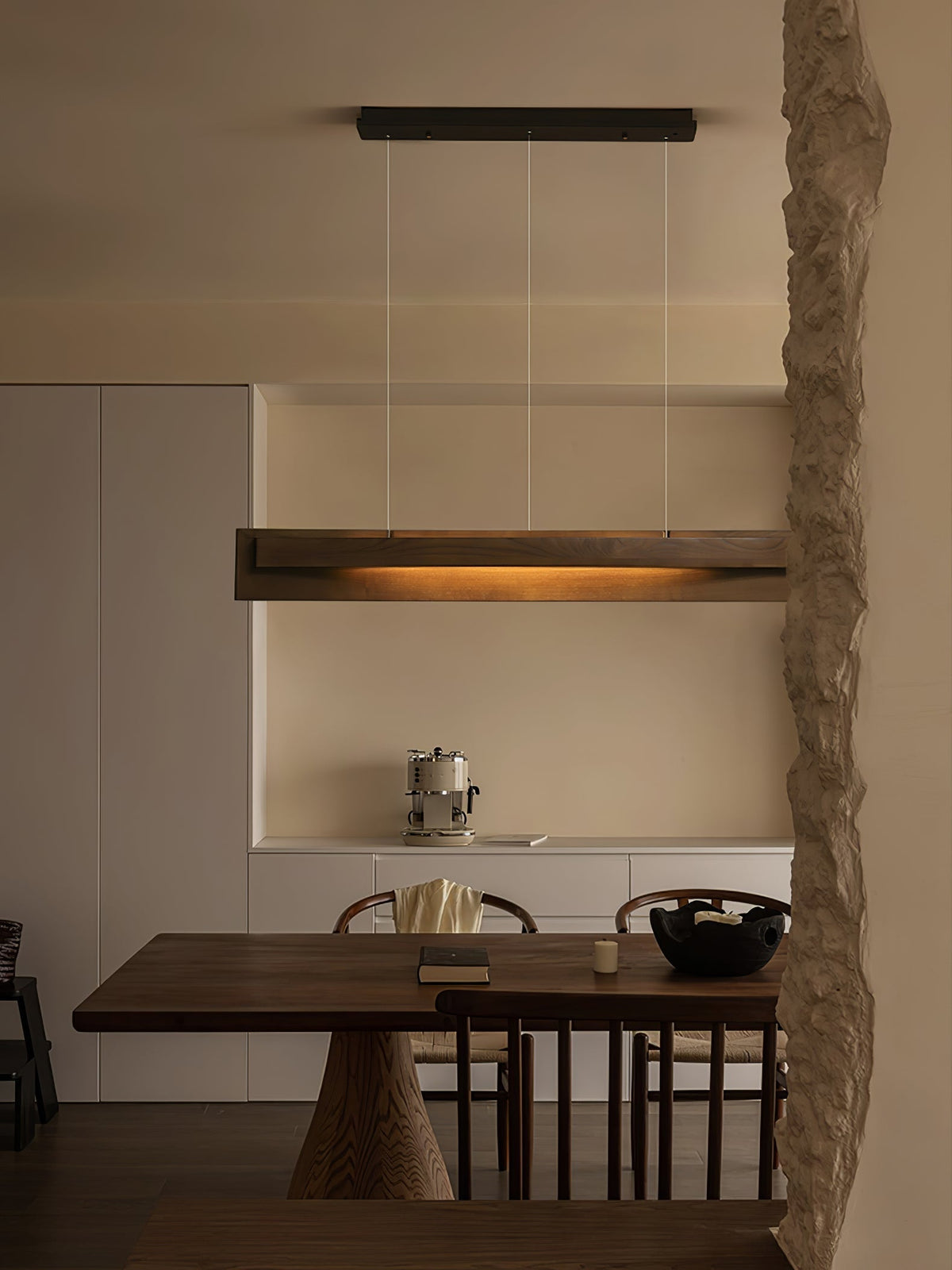 Verrenara Wood Pendant Light-Moonnatur
