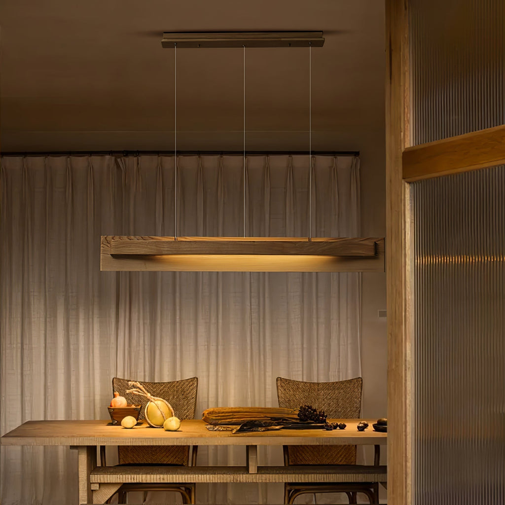 Verrenara Wood Pendant Light-Moonnatur