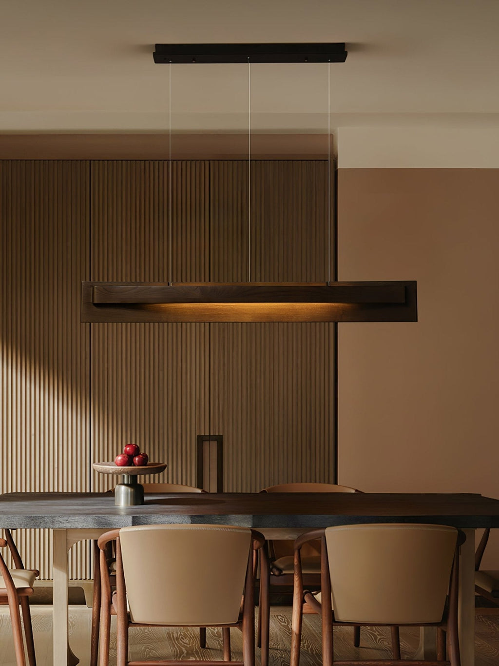 Verrenara Wood Pendant Light-Moonnatur