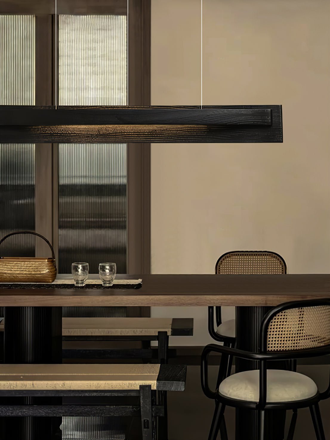 Verrenara Wood Pendant Light-Moonnatur