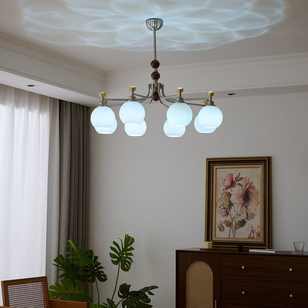 Maelwyn Glass Chandelier-Moonnatur