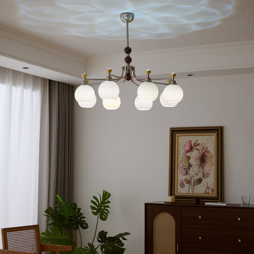 Maelwyn Glass Chandelier-Moonnatur