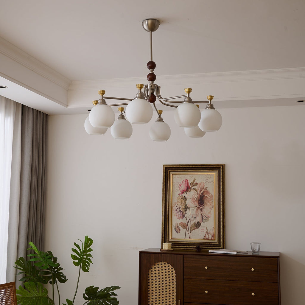 Maelwyn Glass Chandelier-Moonnatur