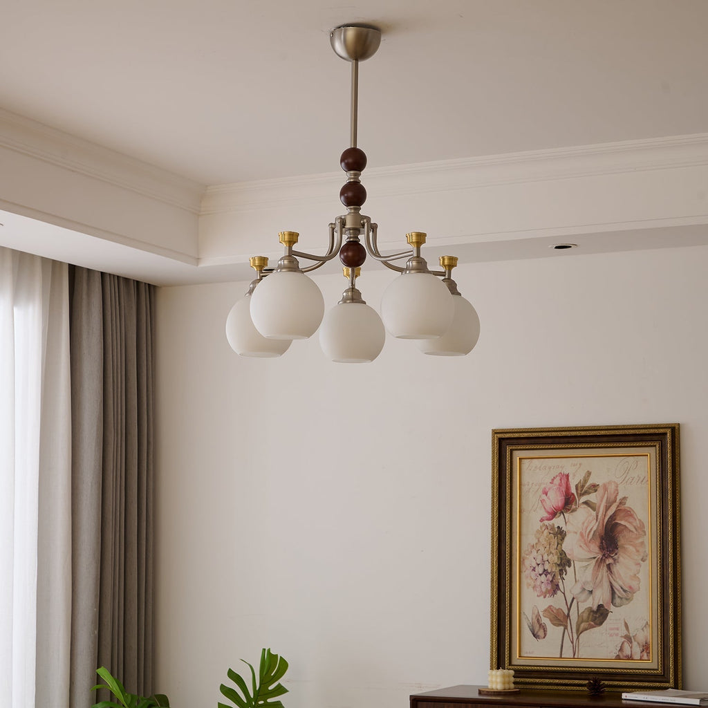 Maelwyn Glass Chandelier-Moonnatur