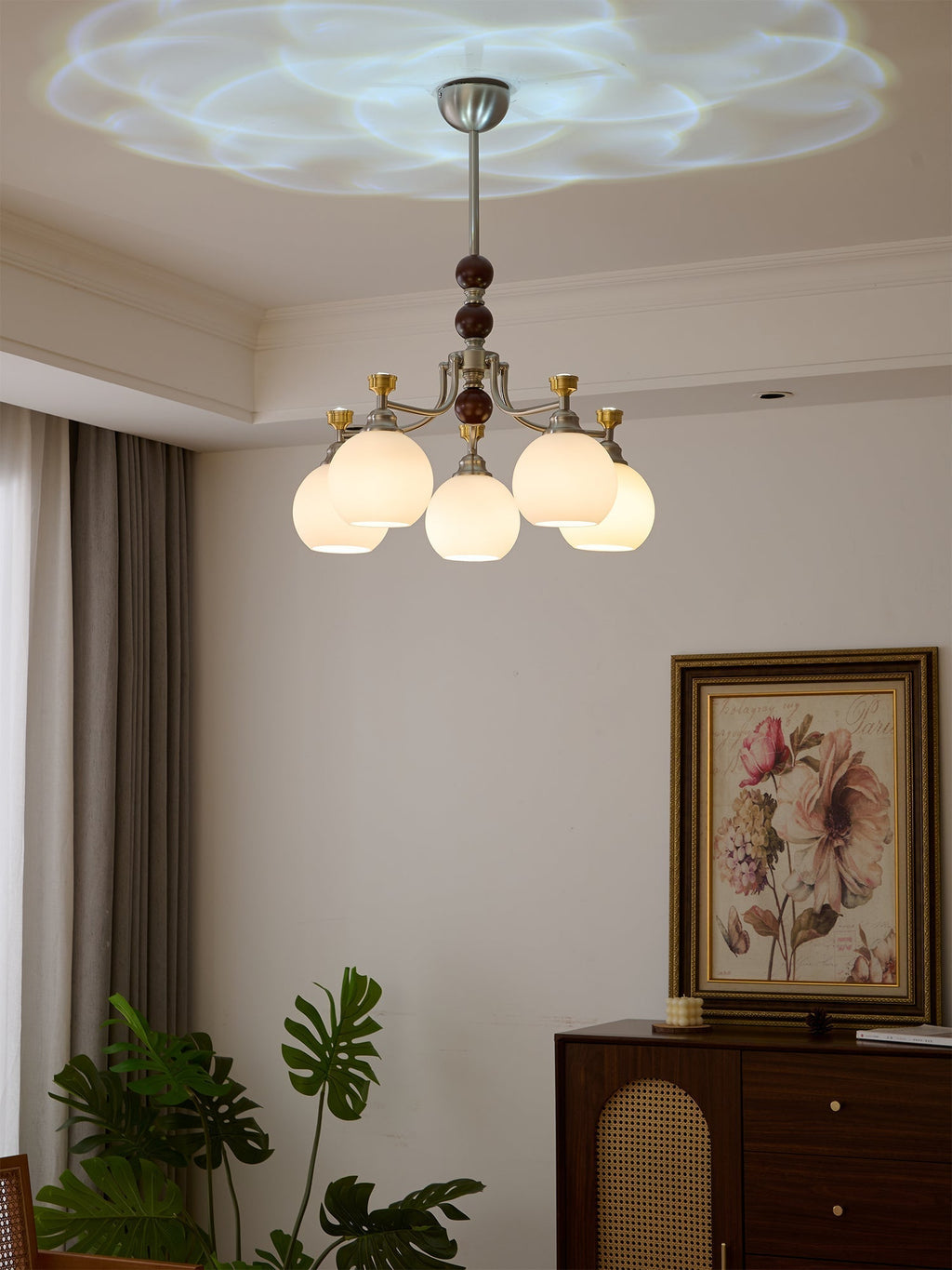 Maelwyn Glass Chandelier-Moonnatur
