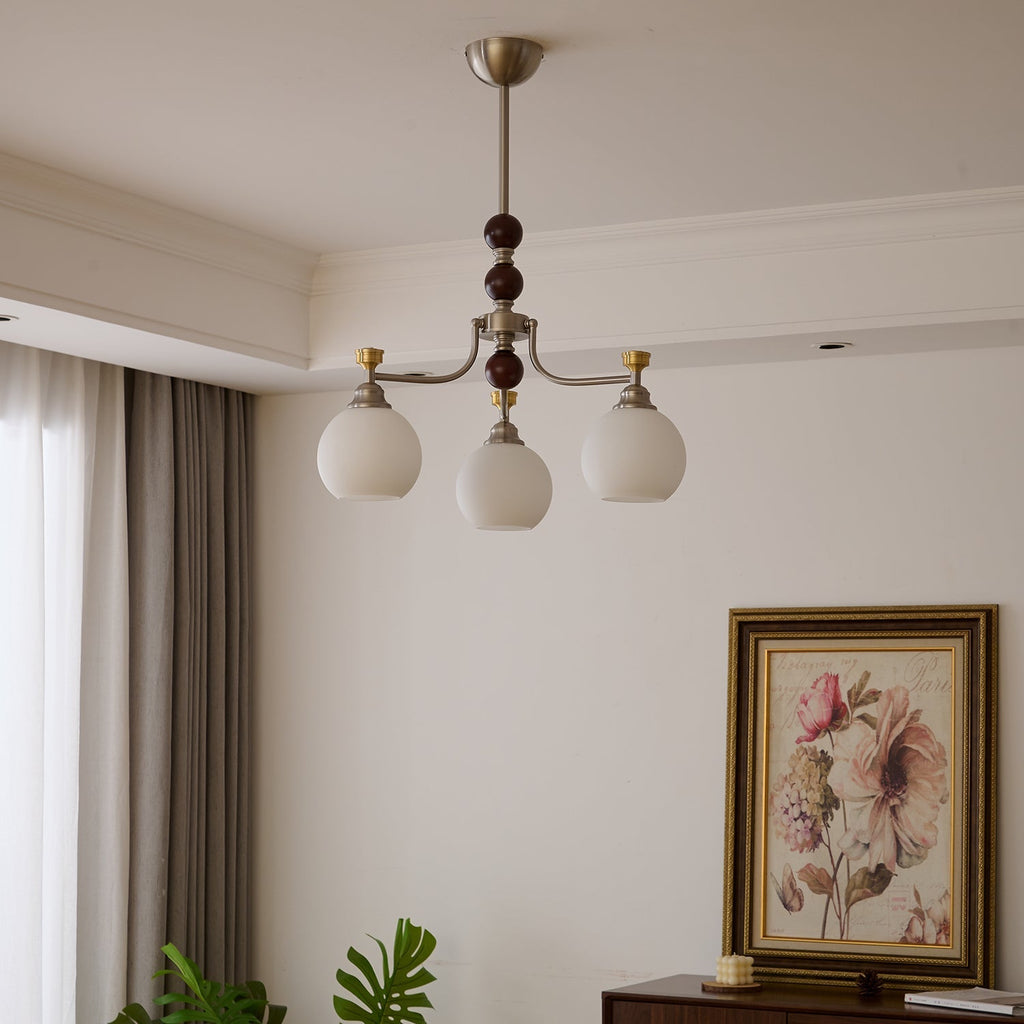 Maelwyn Glass Chandelier-Moonnatur