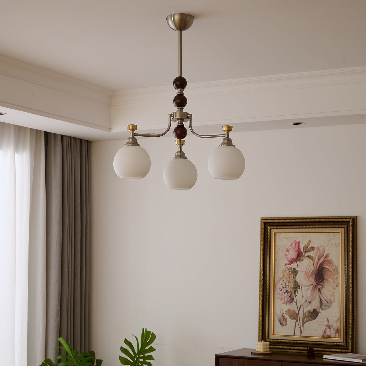 Maelwyn Glass Chandelier-Moonnatur