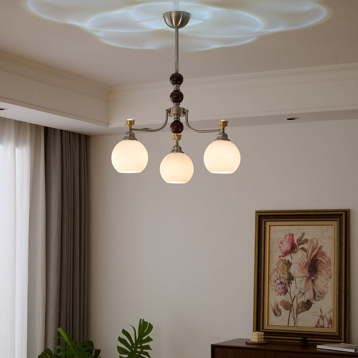 Maelwyn Glass Chandelier-Moonnatur