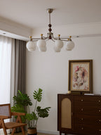 Maelwyn Glass Chandelier-Moonnatur