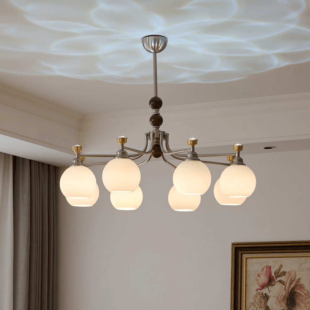 Maelwyn Glass Chandelier-Moonnatur