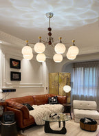 Maelwyn Glass Chandelier-Moonnatur